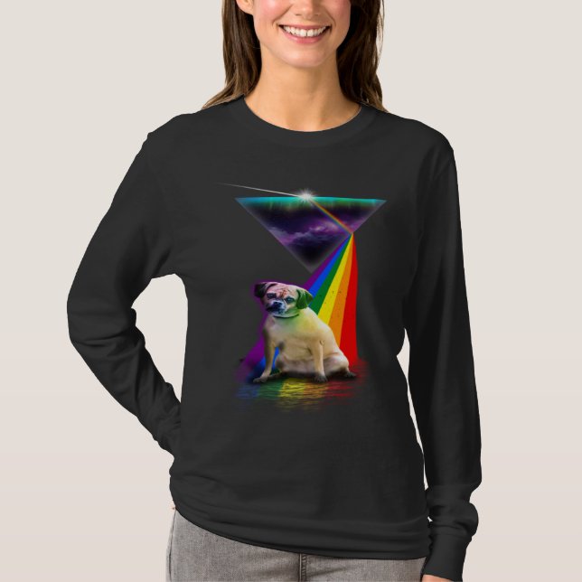 Camiseta Vintage Retro Prism Puggle (Anverso)