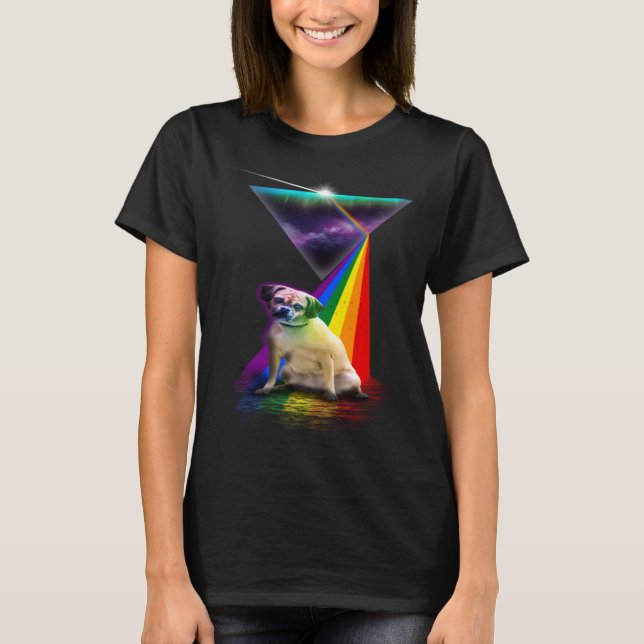 Camiseta Vintage Retro Prism Puggle (Anverso)