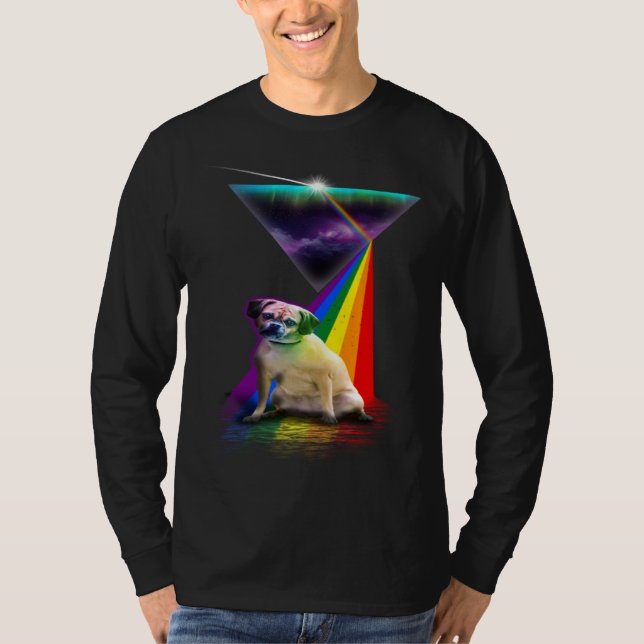 Camiseta Vintage Retro Prism Puggle (Anverso)