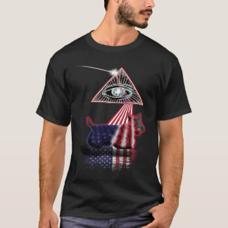 Camiseta Vintage Retro Prisma Bandera de EE. UU. Patterdale