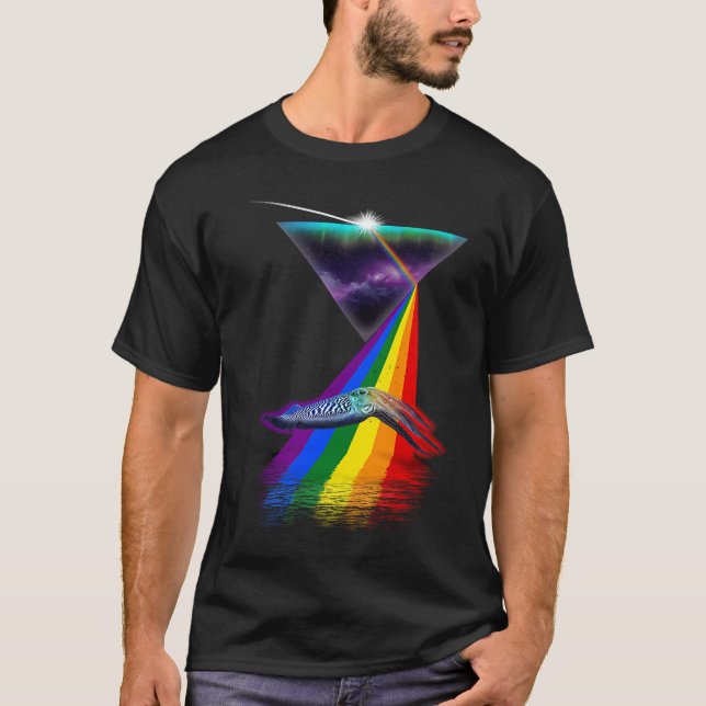 Camiseta Vintage Retro Prisma Cuttlefish (Anverso)