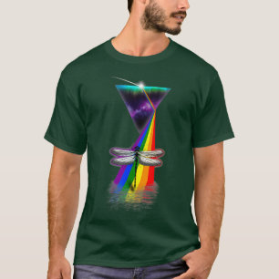 Camiseta Vintage Retro Prisma Dragonfly