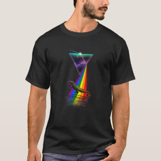 Camiseta Vintage Retro Prisma Monitor Lizard
