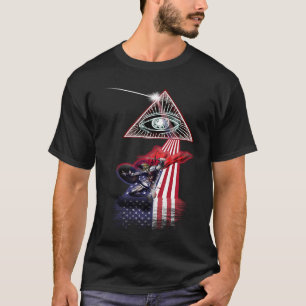 Camiseta Vintage Retro Prisma US Bandera Gladiador