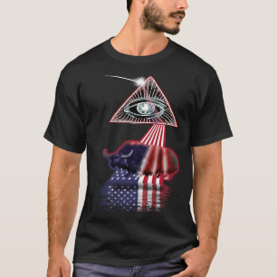Camiseta Vintage Retro Prisma US Bandera Yak