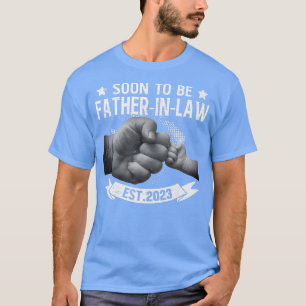 Camiseta Vintage retro pronto para ser padre en la ley Est