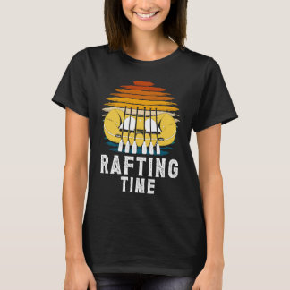 Camiseta Vintage Retro Rafting Time River Rafter