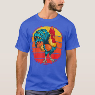 Camiseta Vintage Retro Rooster Gift For Chicken Lovers Farm
