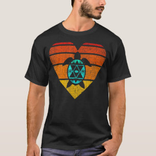 Camiseta Vintage Retro Salvar A Un Animal De Tortuga Marina