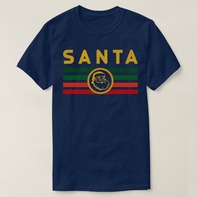 Camiseta Vintage Retro Santa (Diseño del anverso)