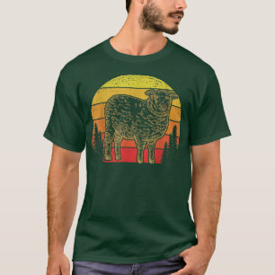 Camiseta Vintage Retro Sheep, Sheep Lamb Farmer 