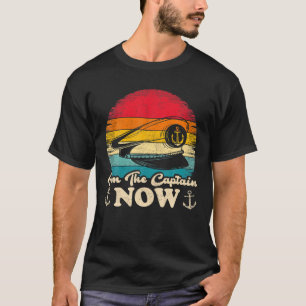 Camiseta Vintage Retro Soy el capitán del barco