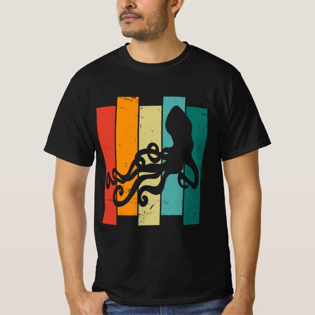 Camiseta Vintage Retro Squid (Anverso)