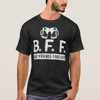 Camiseta Vintage Retro St Patricks BFF Funny Beer Friend Fo