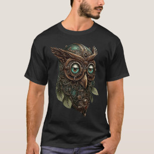 Camiseta Vintage retro Steampunk Owl