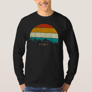 Camiseta Vintage Retro Style City skyline cityscape Austral