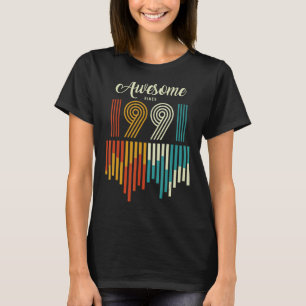 Camiseta Vintage Retro Style Drop Line Birday Awesome Sin