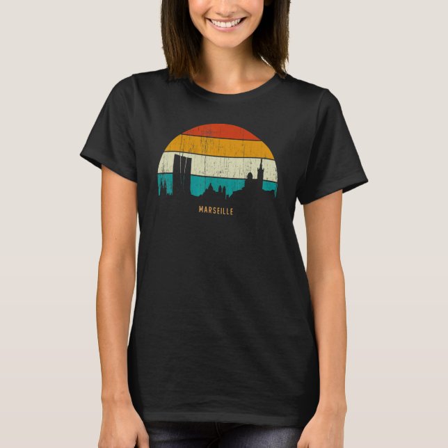 Camiseta Vintage Retro Style France City (Anverso)