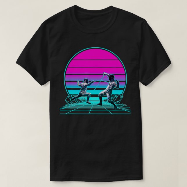Camiseta Vintage Retro Sunset (Diseño del anverso)