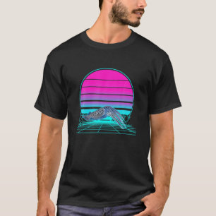 Camiseta Vintage Retro Sunset Cuttlefish