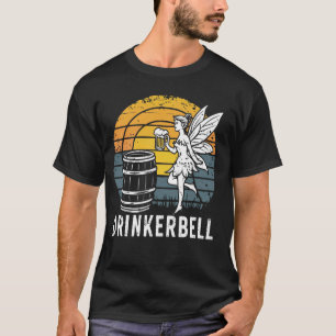 Camiseta Vintage retro sunset Drinker bell Funny Beer Lover