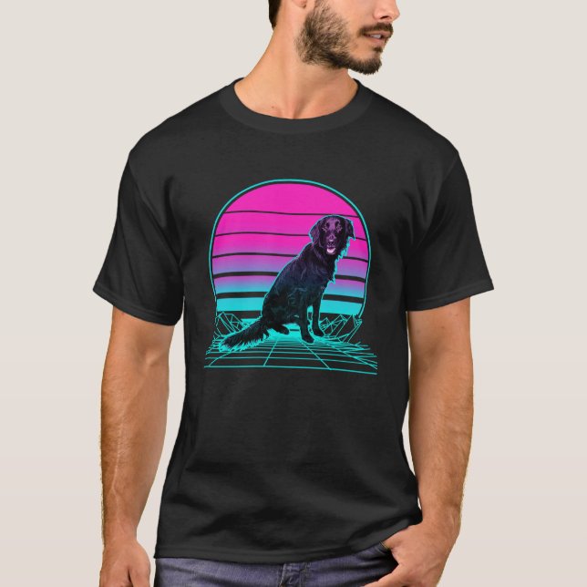 Camiseta Vintage Retro Sunset Flat Coever (Anverso)