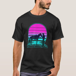 Camiseta Vintage Retro Sunset Halter