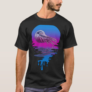 Camiseta Vintage Retro Sunset Nautilus