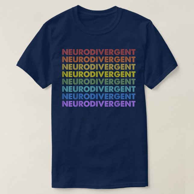 Camiseta Vintage Retro Sunset Neurodivergente (Diseño del anverso)