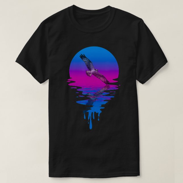 Camiseta Vintage Retro Sunset Osprey (Diseño del anverso)