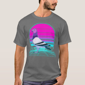 Camiseta Vintage Retro Sunset Pigeon