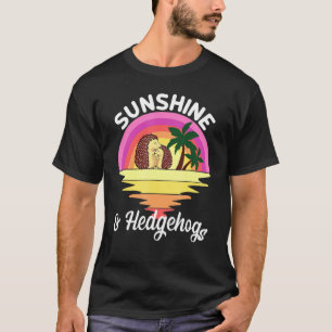 Camiseta Vintage Retro Sunshine Y Hedgehogs Hedgie Chica P