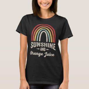 Camiseta Vintage Retro Sunshine Y Jugo Naranja Verano 1