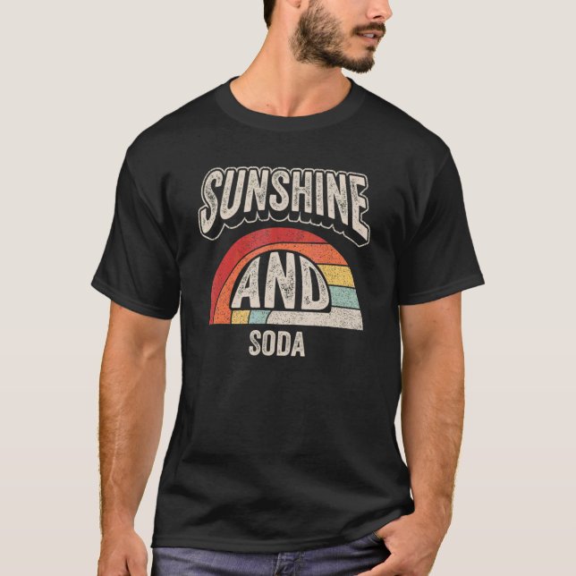 Camiseta Vintage Retro Sunshine Y Soda Verano 4 (Anverso)
