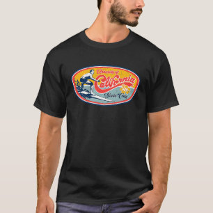 Camiseta Vintage Retro Surf Style UC Santa Cruz T