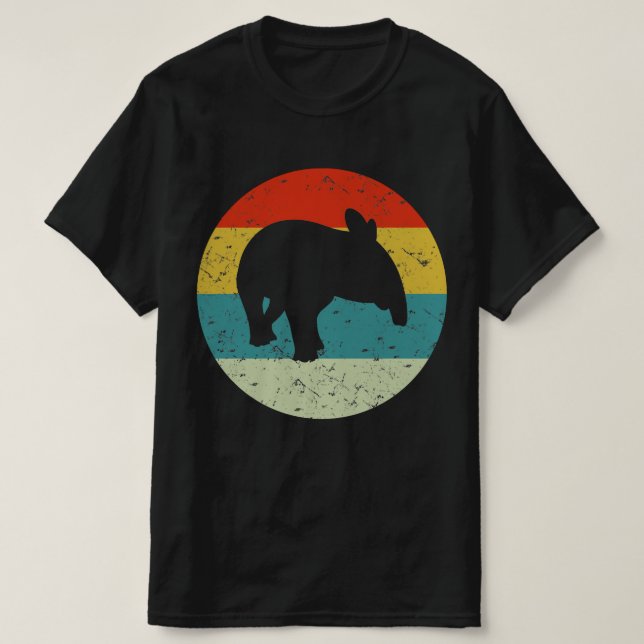 Camiseta Vintage retro TAPIR (Diseño del anverso)