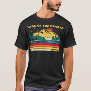 Camiseta Vintage Retro Vacaciones Familiares Misuri Lago De