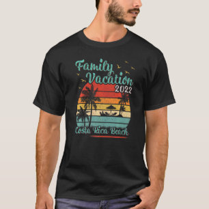 Camiseta Vintage Retro Vacation 2022 Costa Rica Beach