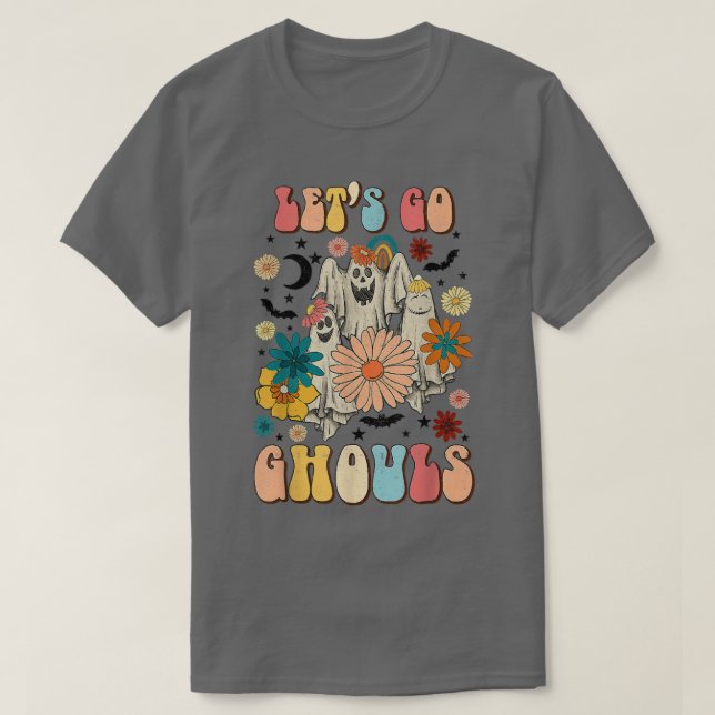 Camiseta Vintage Retro Vamos Ghouls Halloween Set Cos (Diseño del anverso)