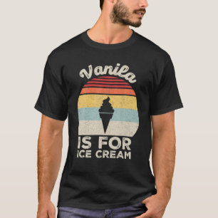 Camiseta Vintage Retro Vanilla Es Para Helados