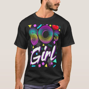 Camiseta Vintage retro vintage del Chica de los años 80