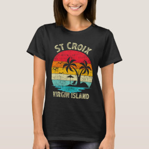 Camiseta Vintage Retro Virgin Island St. Cr