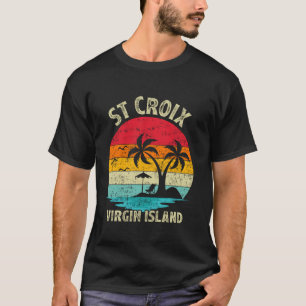 Camiseta Vintage Retro Virgin Island St Cro