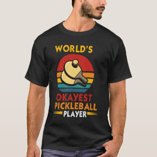 Camiseta Vintage Retro World's Okayest Pickleball