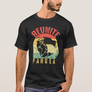 Camiseta Vintage Reune Pangea Funny Earth Day Geólogo -