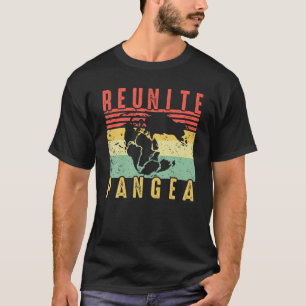 Camiseta Vintage Reune Pangea Funny Earth Day Geólogo -