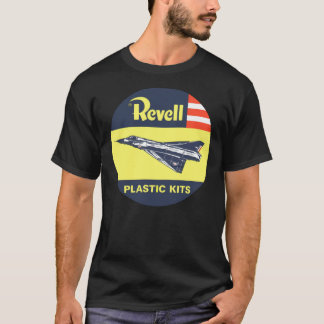 Camiseta Vintage Revell Plastic Kit Decant Fighter Plane Cl