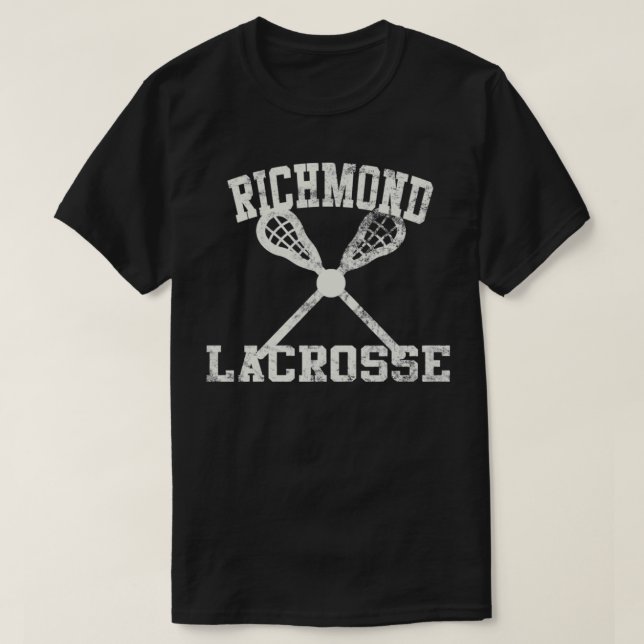 Camiseta Vintage Richmond Lacrosse Classic TShirt (Diseño del anverso)