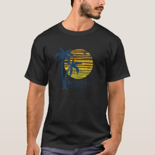 Camiseta Vintage Roatan Honduras Retro Recuerdo Hombres Muj