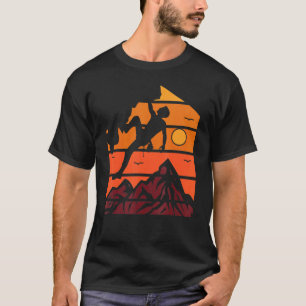 Camiseta Vintage Rock Climbing Mountain Tee